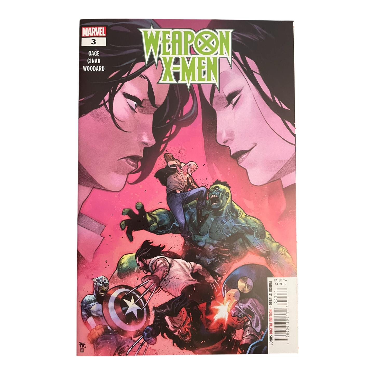 Weapon X-Men #3 Main Cover (2024 Marvel Comics)