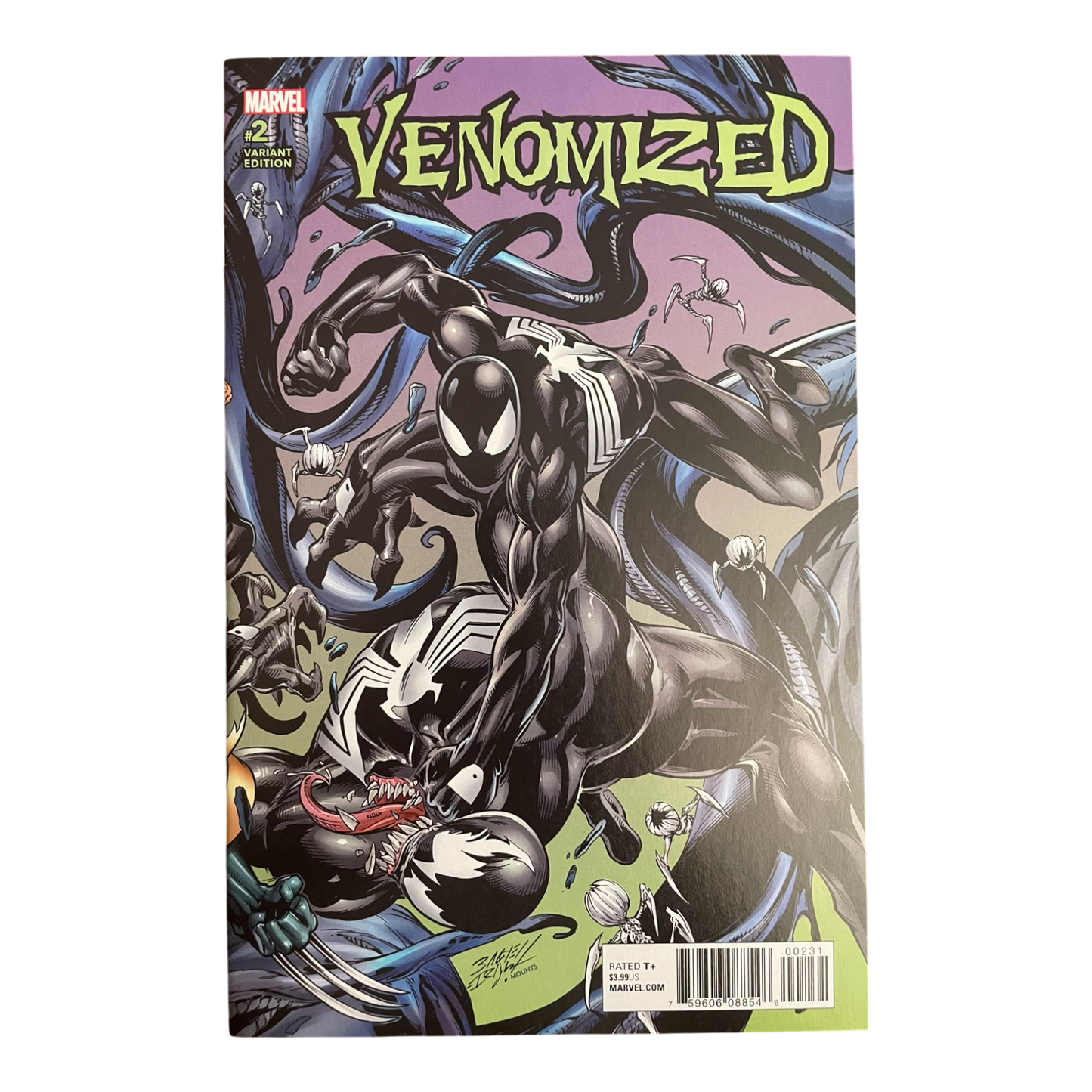 Venomized #2 Mark Bagley Connecting Variant Cover! Marvel 2018
