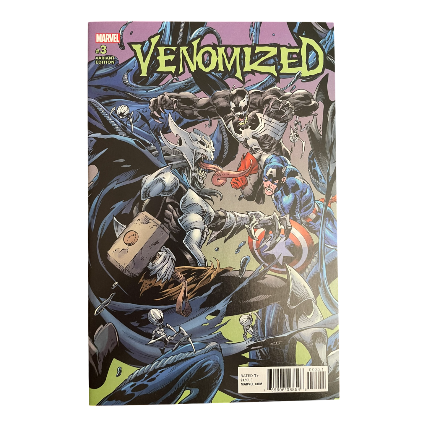 Venomized #3 Mark Bagley Connecting Variant Cover! Marvel 2018