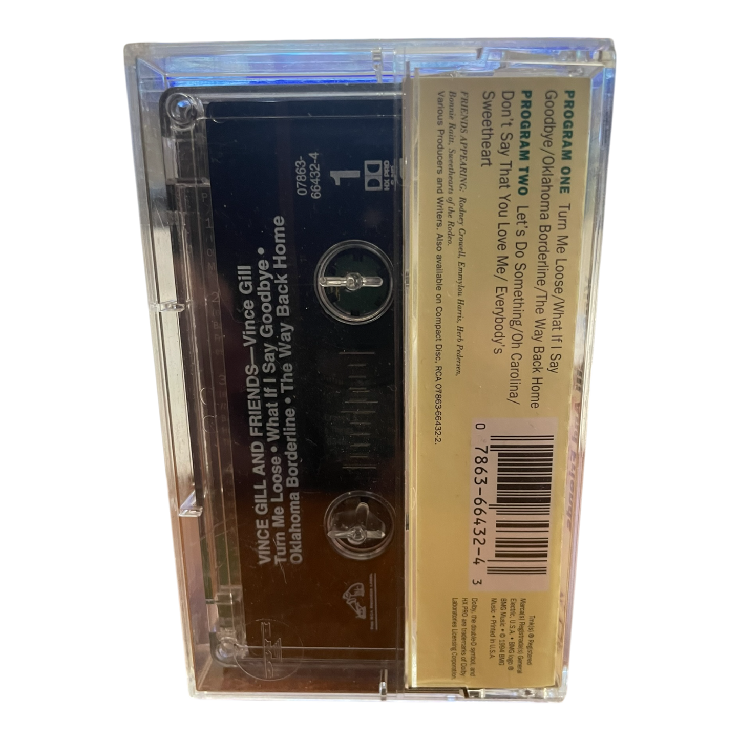 Vince Gill And Friends Country Music Album Cassette