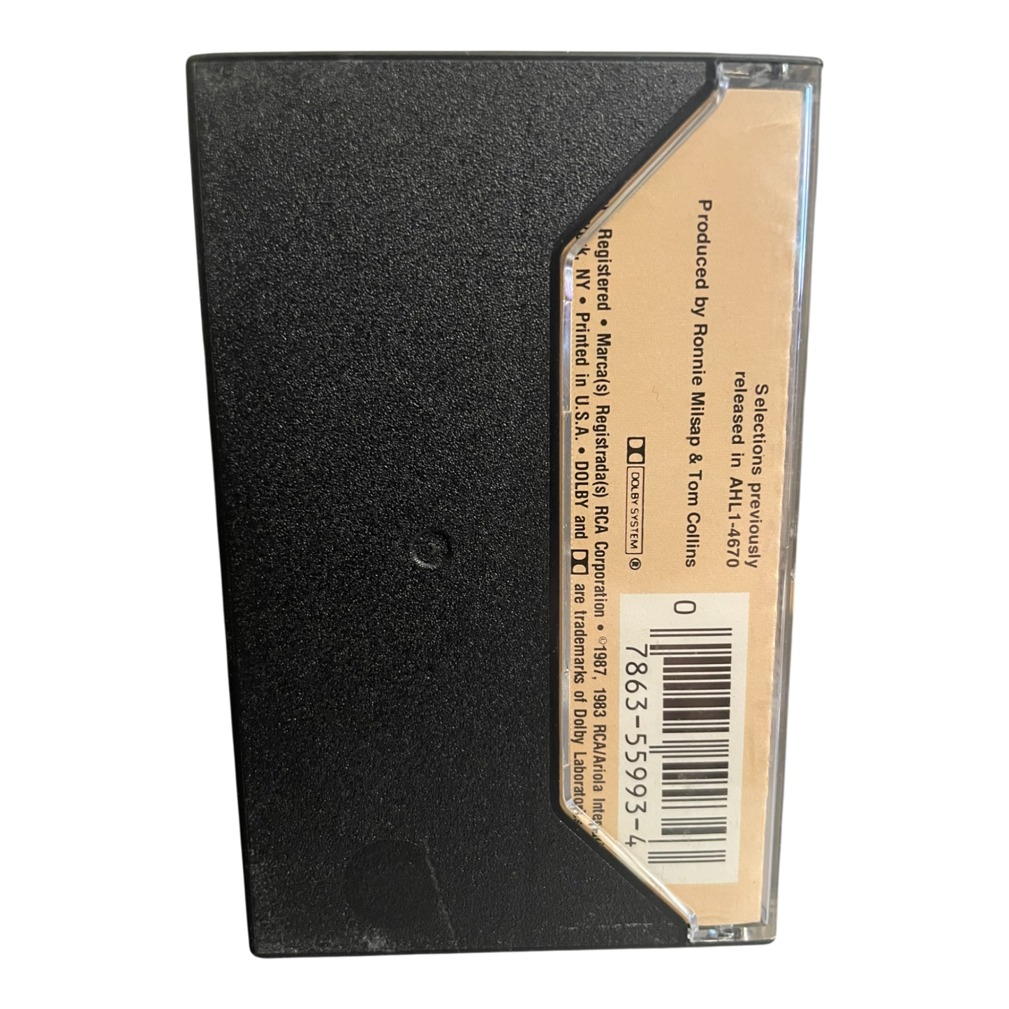 RONNIE MILSAP - KEYED UP (Cassette, 1983, RCA)
