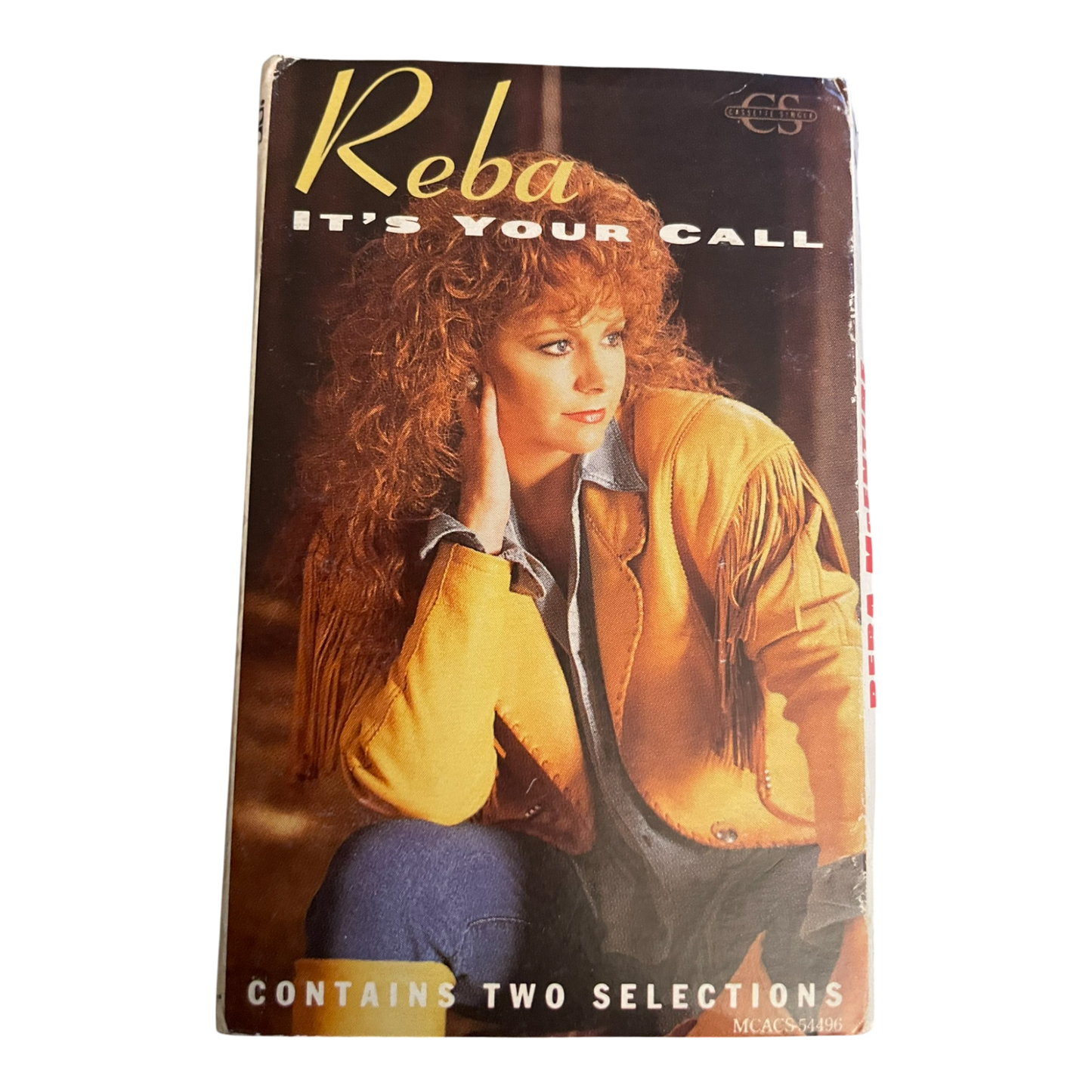 1992 Reba McEntire It's Your Call Cassette Single 2 Songs
