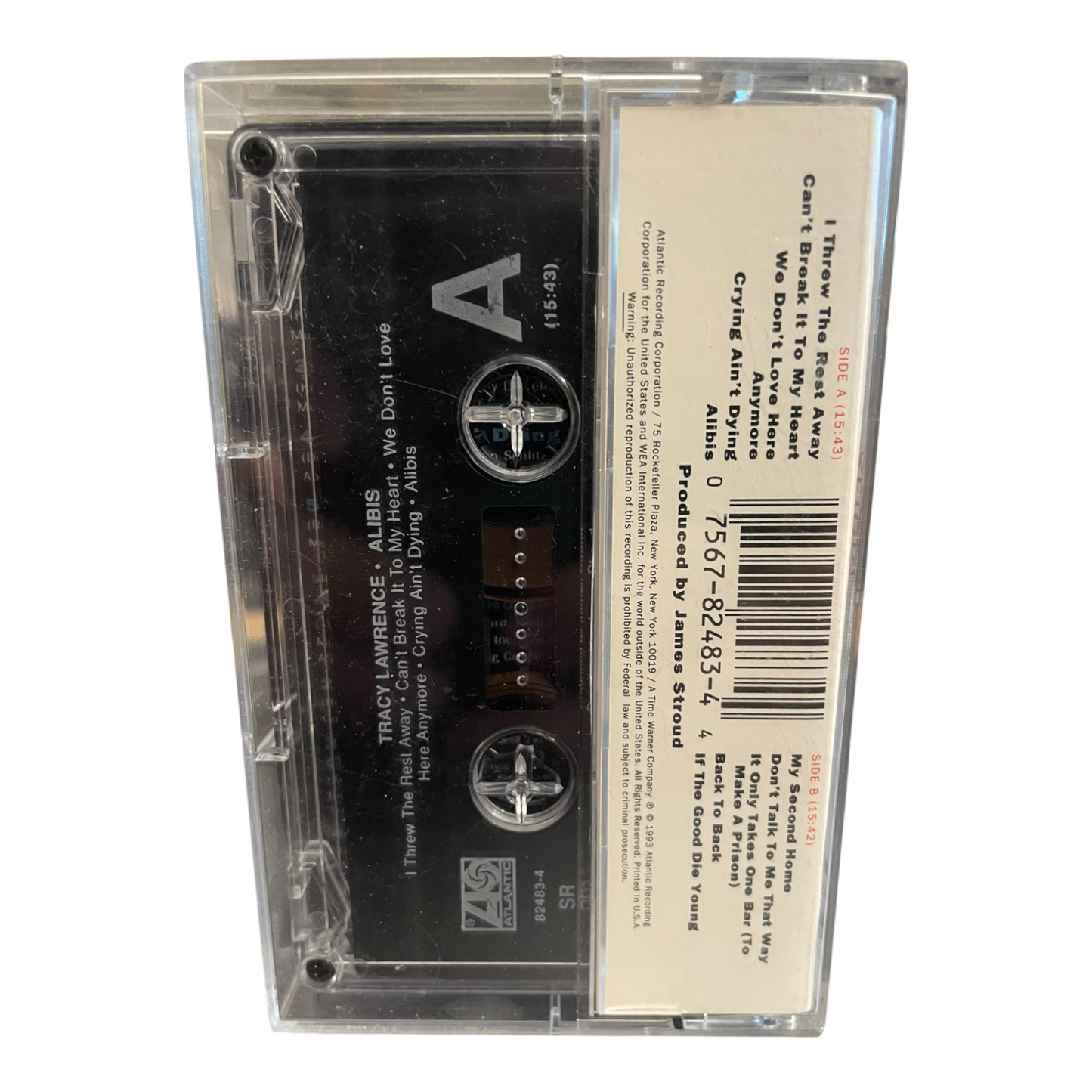 Tracy Lawrence Alibis Cassette Tape