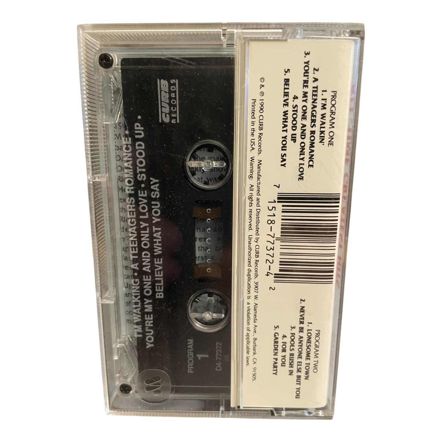 Ricky Nelson - All-Time Greatest Hits (Cassette, 1990).