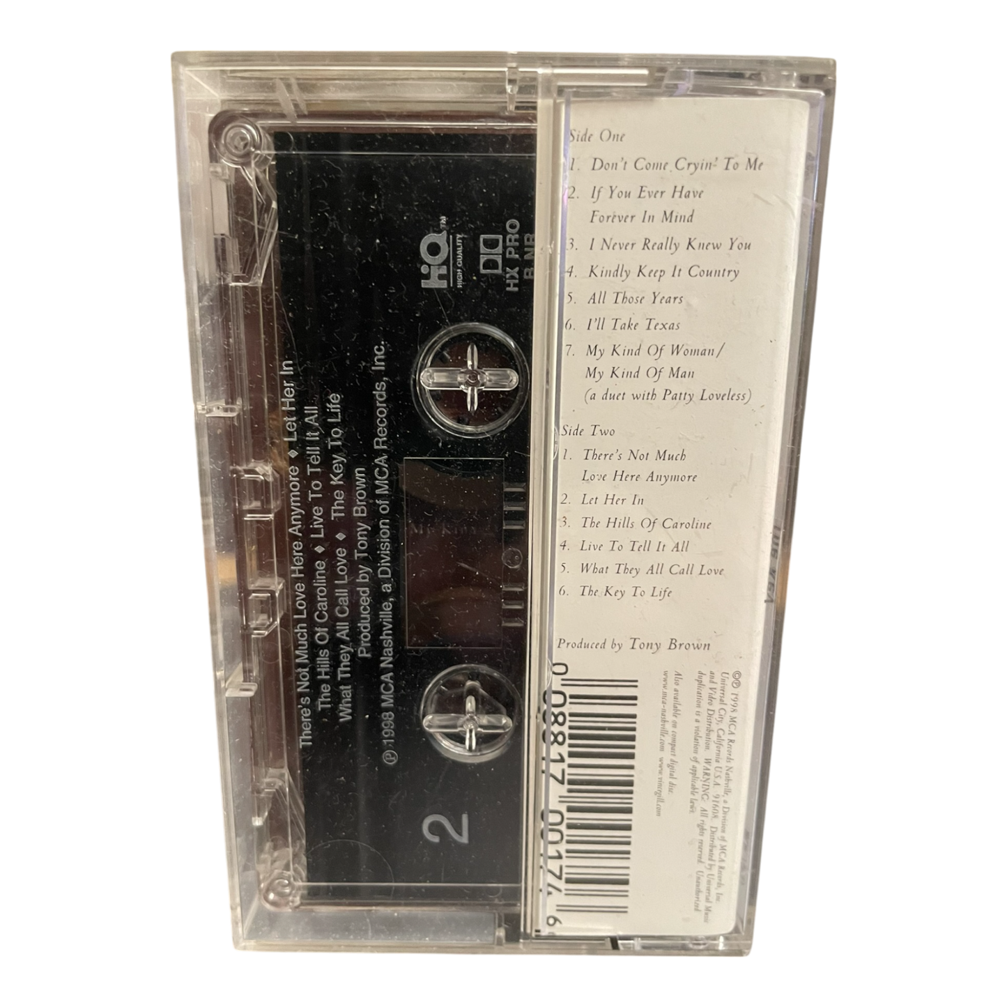 The Key by Vince Gill (Cassette, 1998, MCA Nashville)