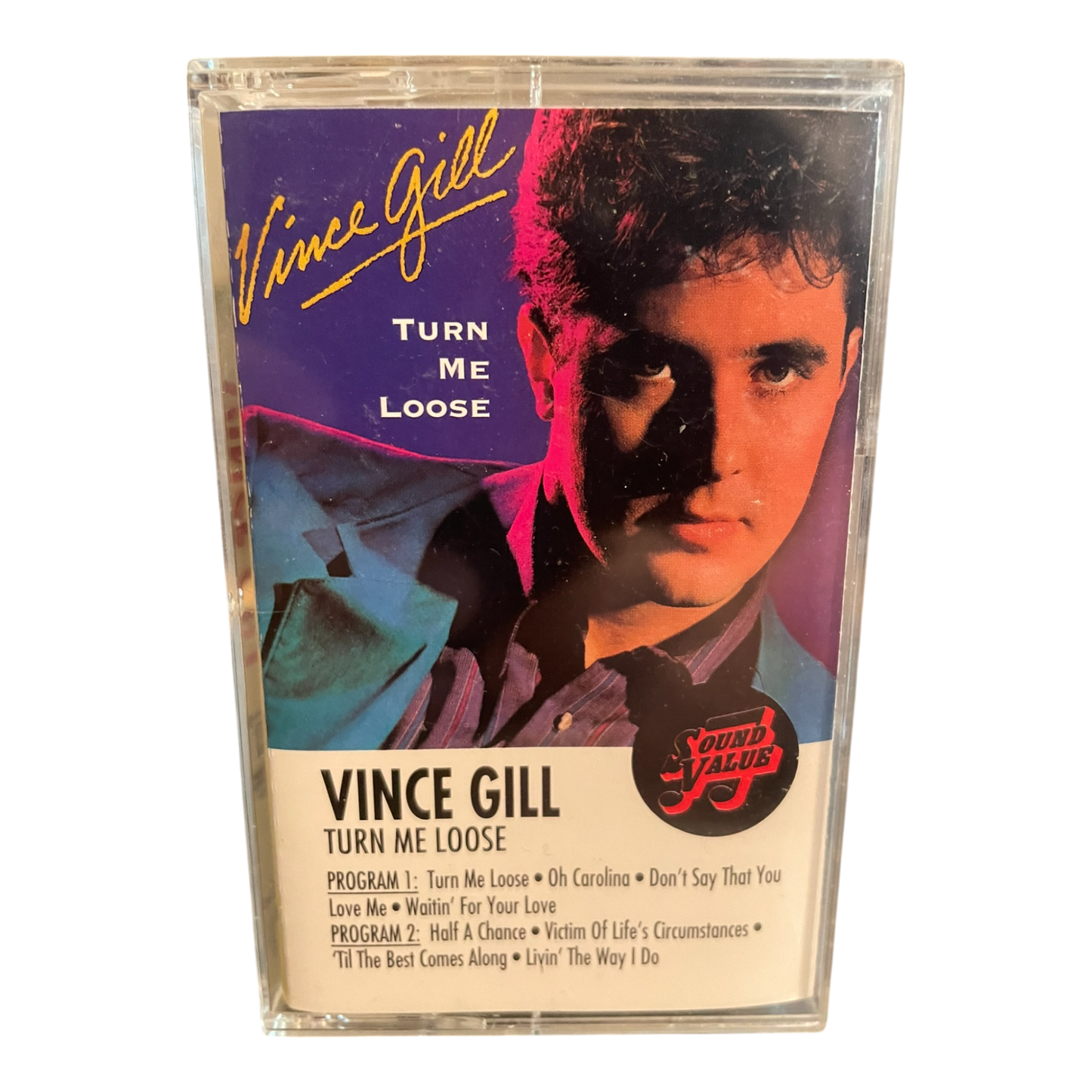 Vince Gill - Turn Me Loose (1994 Cassette Tape)