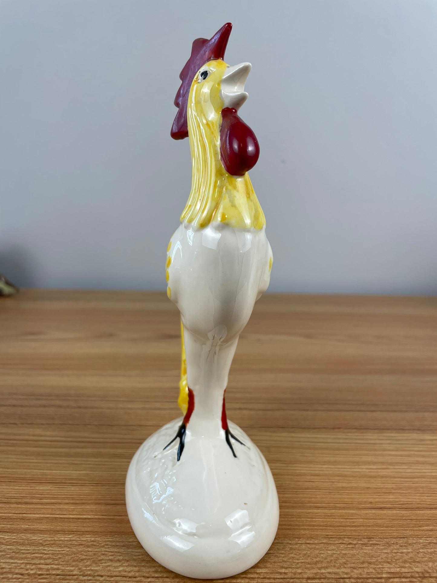 Metlox Pottery Poppytrail Rooster Figurine - Manhattan Beach California #1827