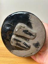 Elsi Bourelius Jie Verkstad Sweden MCM Bud Vase Figurine Blue Ceramic Woman