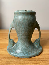 Roseville Tuscany Mottled Green 1927 Vintage Art Deco Pottery Ceramic Flower Frog 66-5