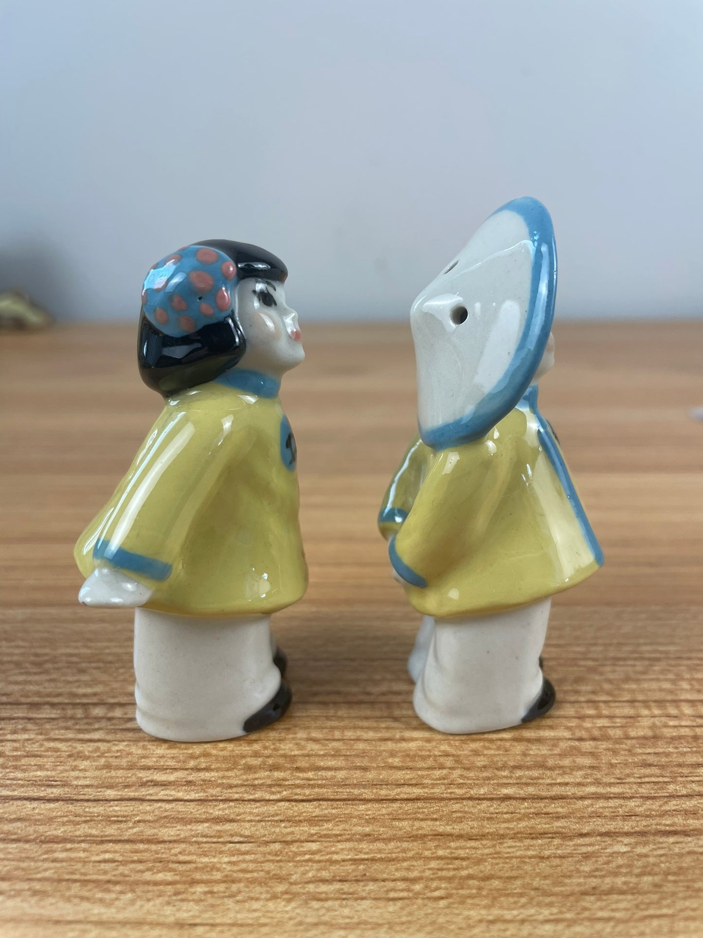 Ceramic Arts Studio Asian Couple Salt & Pepper Shakers - VTG