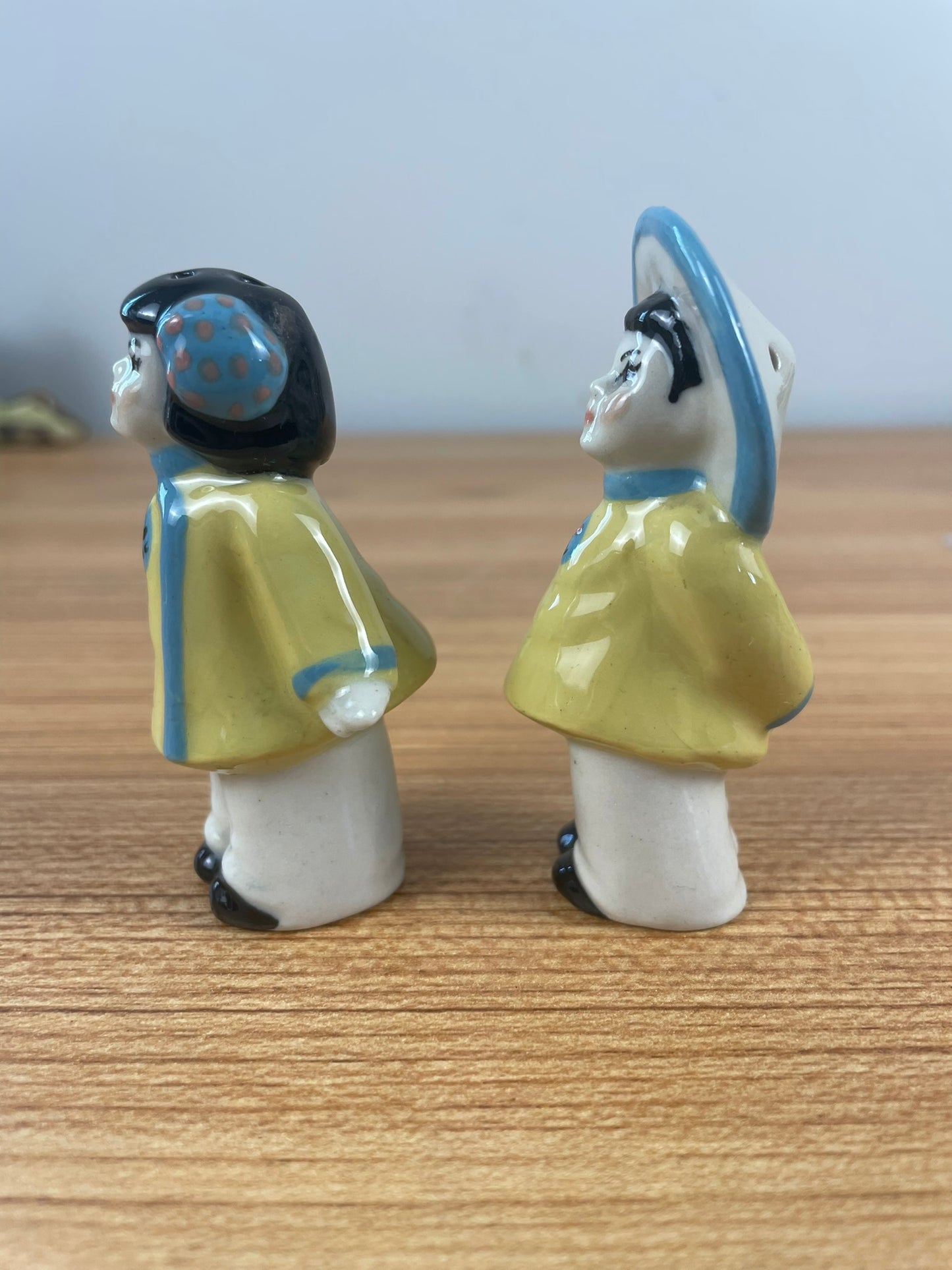Ceramic Arts Studio Asian Couple Salt & Pepper Shakers - VTG