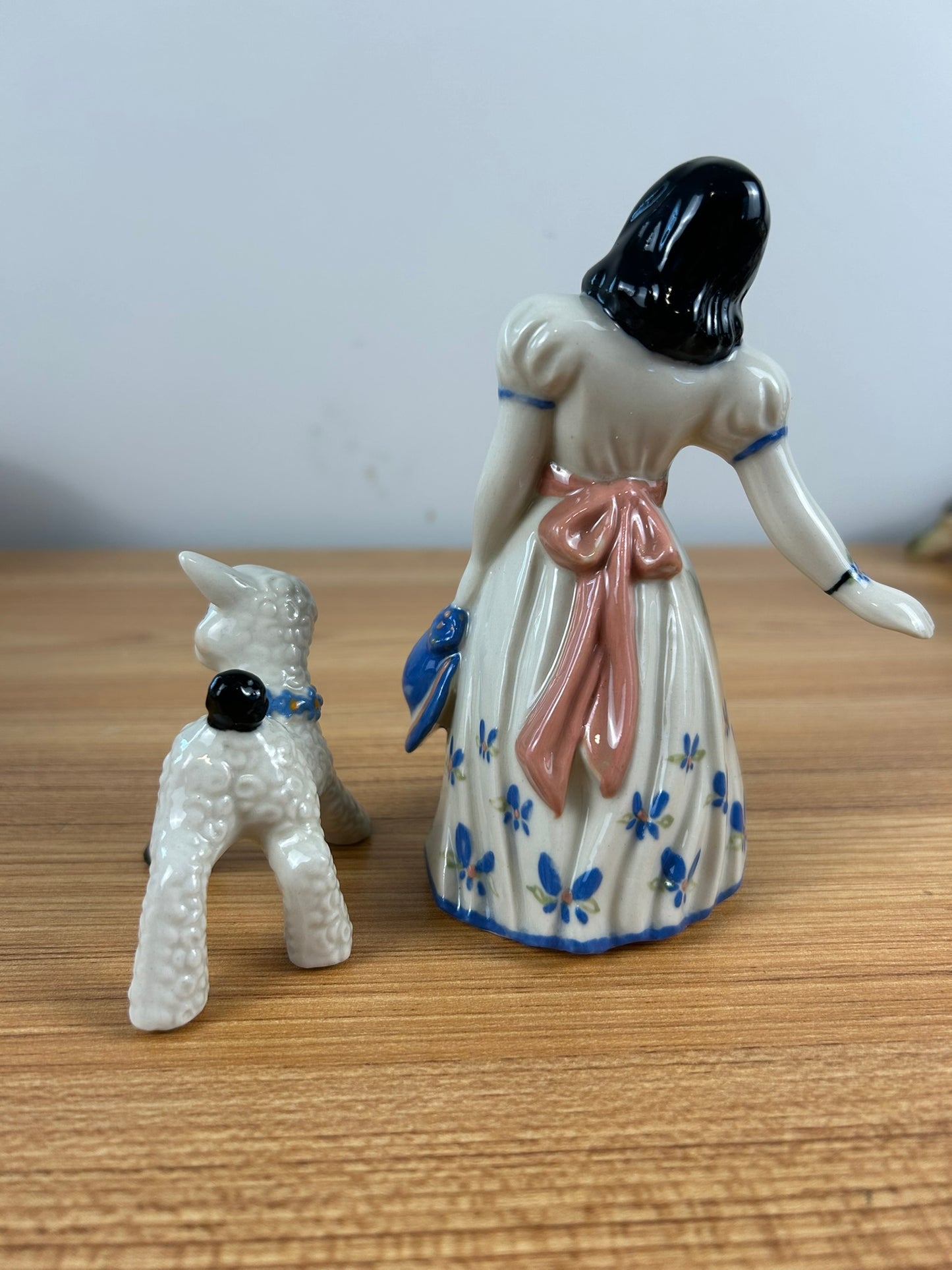 Ceramic Arts Studio Mary and Her Little Lamb Figurines Betty Harrington USA