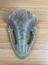 Roseville Carnelian II Red Green 1926 Arts and Crafts Pottery Wall Pocket 1246-7