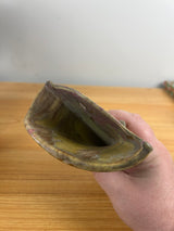 Roseville Carnelian II Red Green 1926 Arts and Crafts Pottery Wall Pocket 1246-7