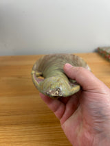 Roseville Carnelian II Red Green 1926 Arts and Crafts Pottery Wall Pocket 1246-7