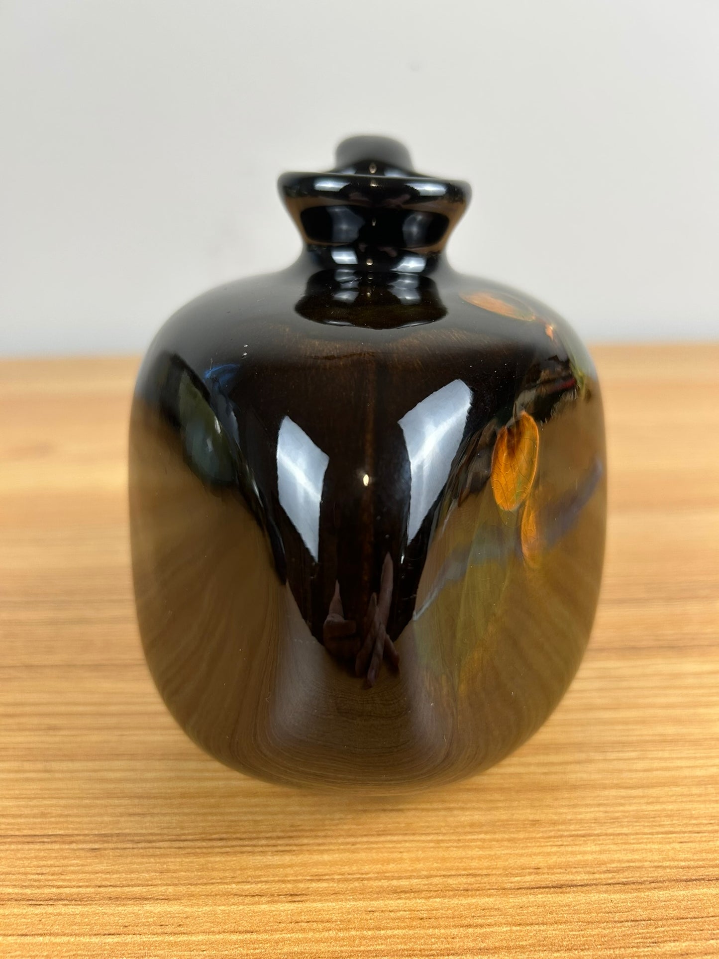 Weller Louwelsa Art Pottery Standard Glaze Handled Jug Hand Painted Cherries