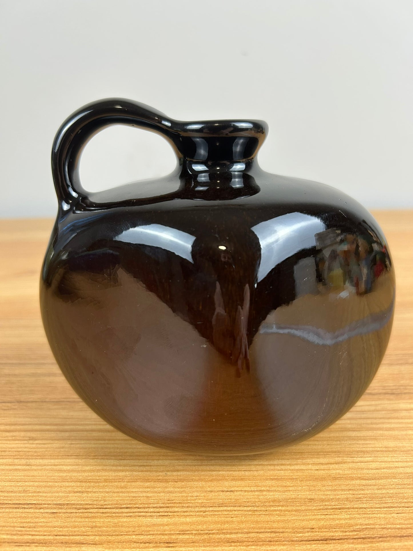 Weller Louwelsa Art Pottery Standard Glaze Handled Jug Hand Painted Cherries