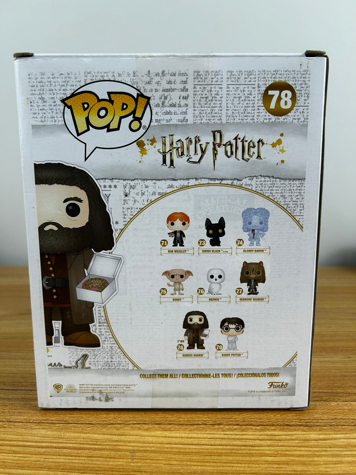 Funko Pop! Super 6 in Harry Potter Rubeus Hagrid With Cake #78