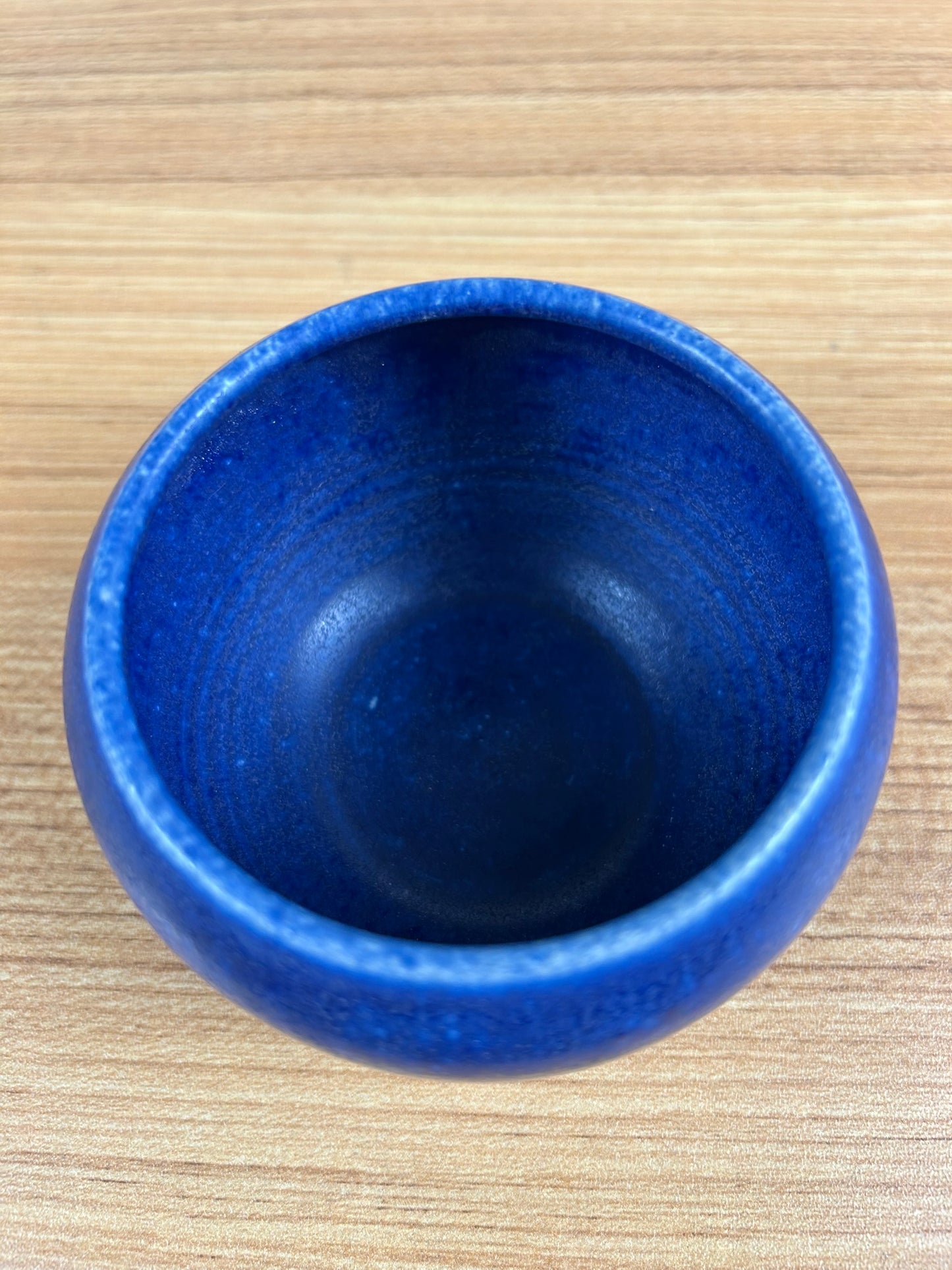 Attributed To Marblehead Trial Piece Or School Of Marblehead Blue Bulbous Vase