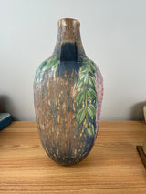 Roseville Art Pottery Wisteria Blue Arts And Crafts 15" Tall Floor Vase 641-15