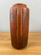 Roseville Windsor Arts And Crafts Brown Double Handled Vase 552-8