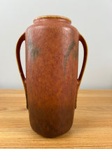 Roseville Windsor Arts And Crafts Brown Double Handled Vase 552-8
