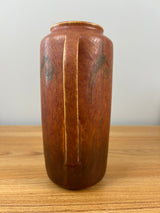 Roseville Windsor Arts And Crafts Brown Double Handled Vase 552-8