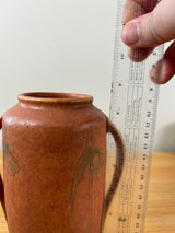 Roseville Windsor Arts And Crafts Brown Double Handled Vase 552-8