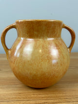 Roseville Tourmaline 1933 Vase 5.5" Orange American Art Pottery Deco A-517-6