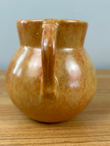 Roseville Tourmaline 1933 Vase 5.5" Orange American Art Pottery Deco A-517-6