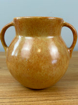Roseville Tourmaline 1933 Vase 5.5" Orange American Art Pottery Deco A-517-6