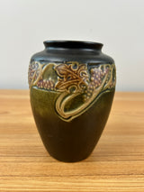 Roseville Rosecraft Vintage Brown 1925 Vintage Art Pottery Ceramic Vase 274-5