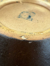 Roseville Rosecraft Vintage Brown 1925 Vintage Art Pottery Ceramic Vase 274-5