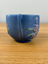 Roseville Pottery Foxglove Blue Small Jardiniere With Handles 659-3
