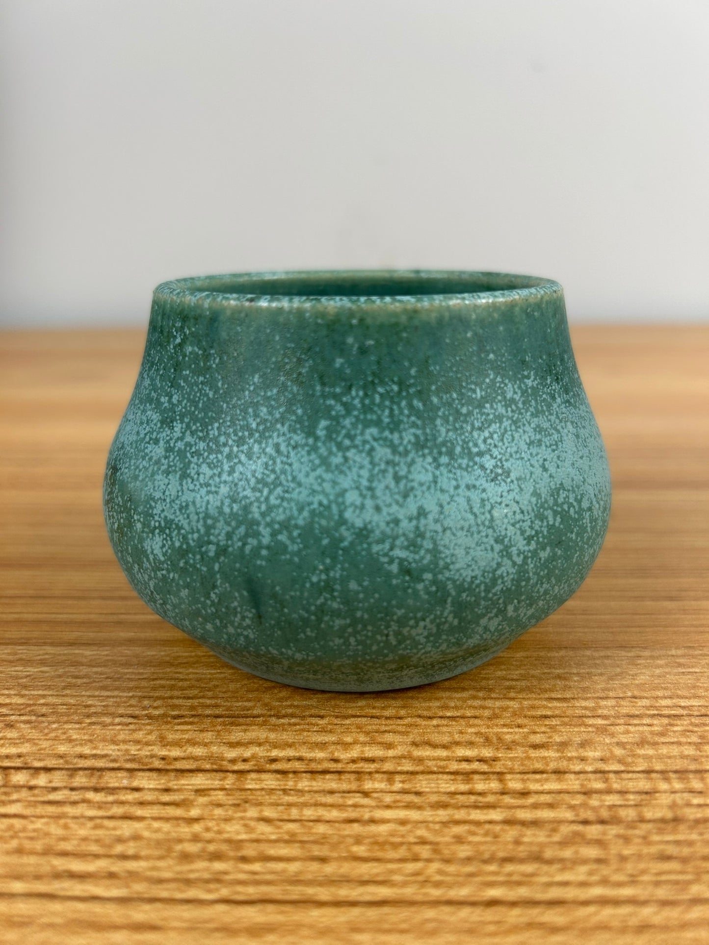 Attributed To Marblehead Trial Piece Or School Of Marblehead Green Bulbous Vase
