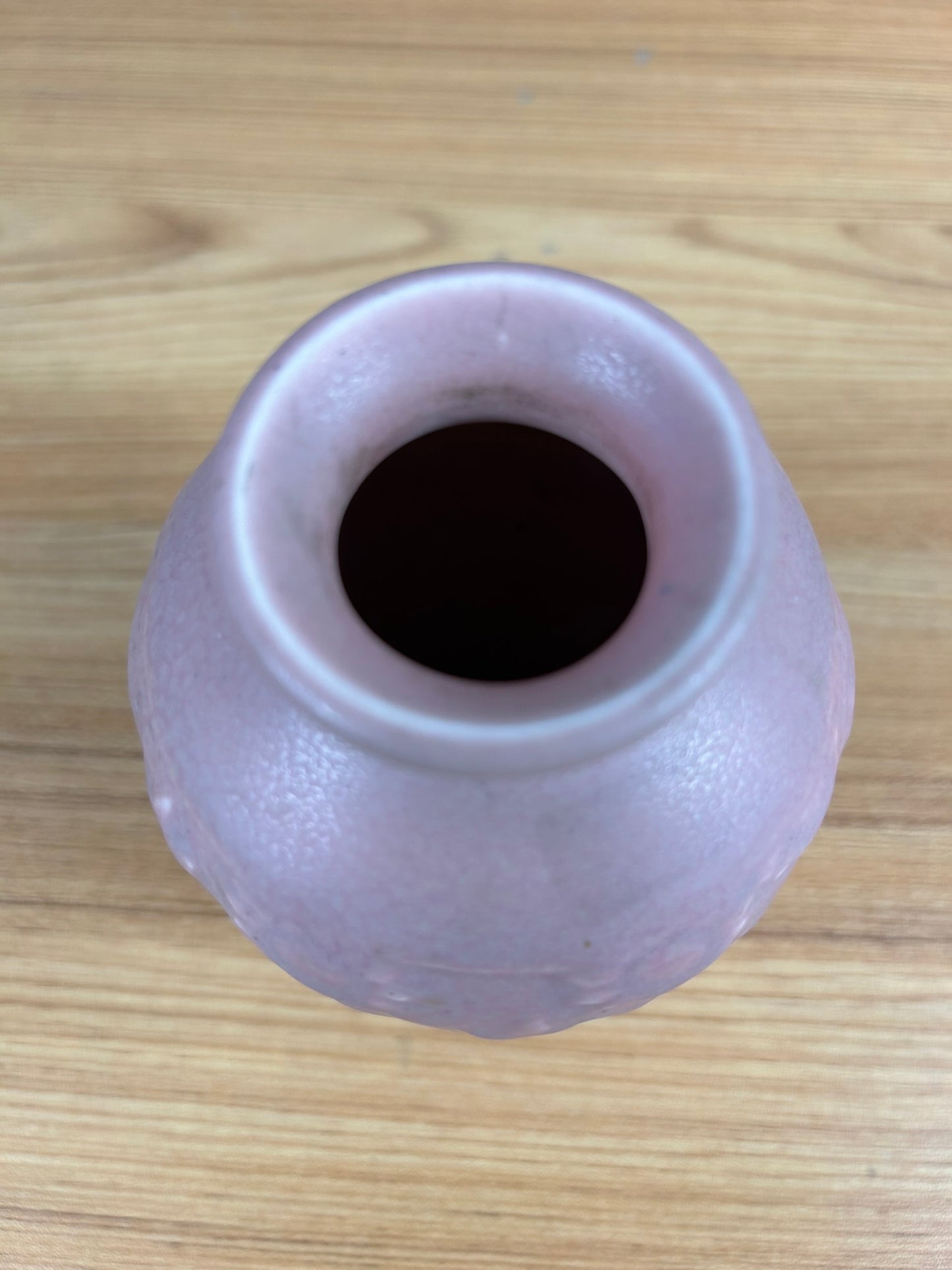 Vintage 1928 Rookwood Art Pottery Vase Matte Pink Shape # 2591 (Sunflower)