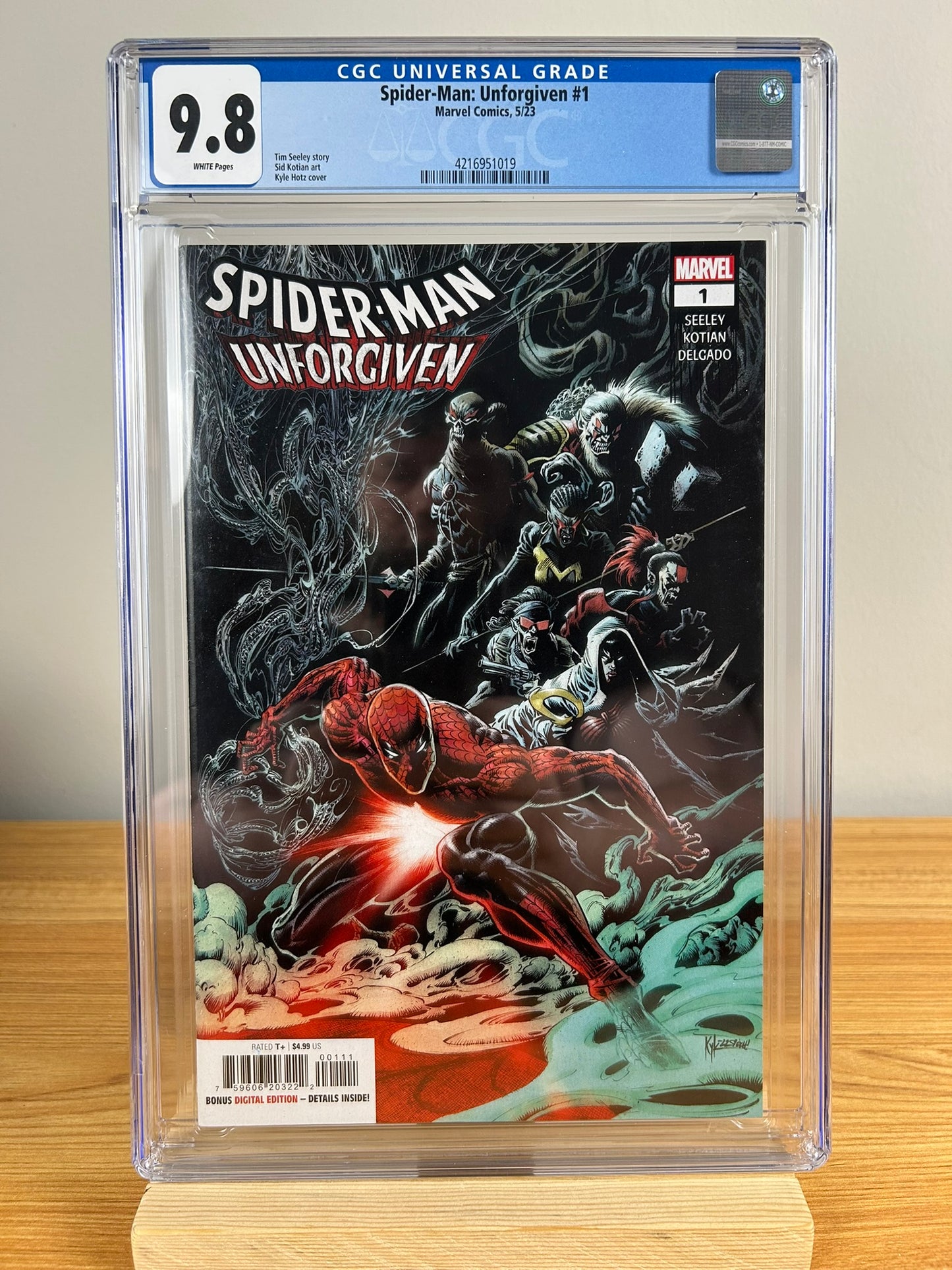 Spider-Man Unforgiven #1 2023 Marvel Comics CGC 9.8 White Pages