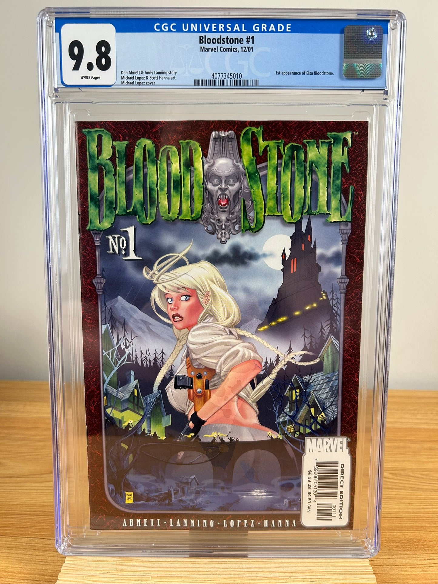 Bloodstone #1, CGC 9.8, WP, 1st Appearance of Elsa Bloodstone, Marvel, 2001