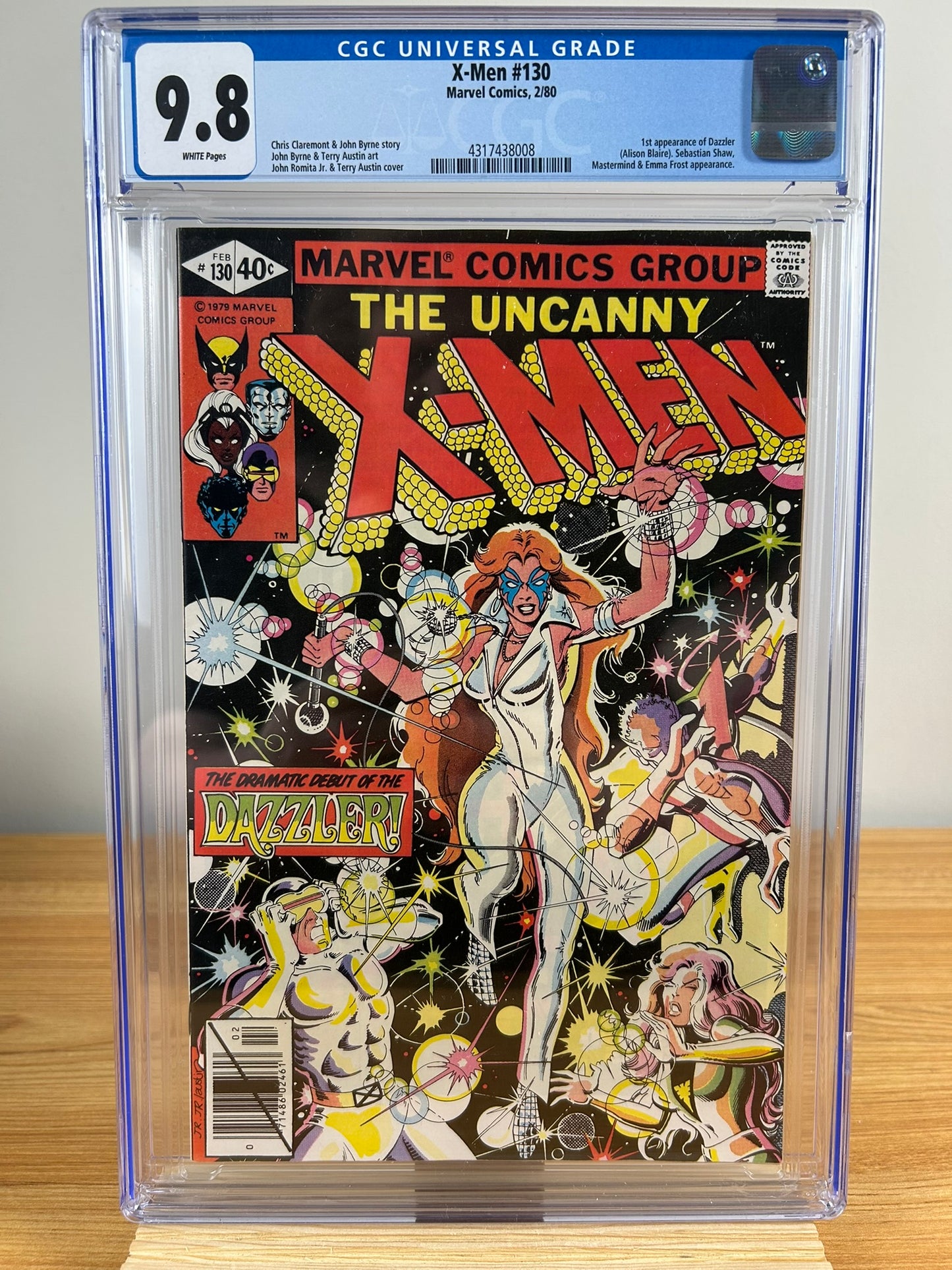 Uncanny X-Men #130 CGC 9.8 1st Appearance Of Dazzler Marvel 1980 WHITE PAGES
