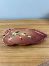 Roseville Snowberry Pink 1947 Mid Century Modern Pottery Ceramic Tray 1BL1-12
