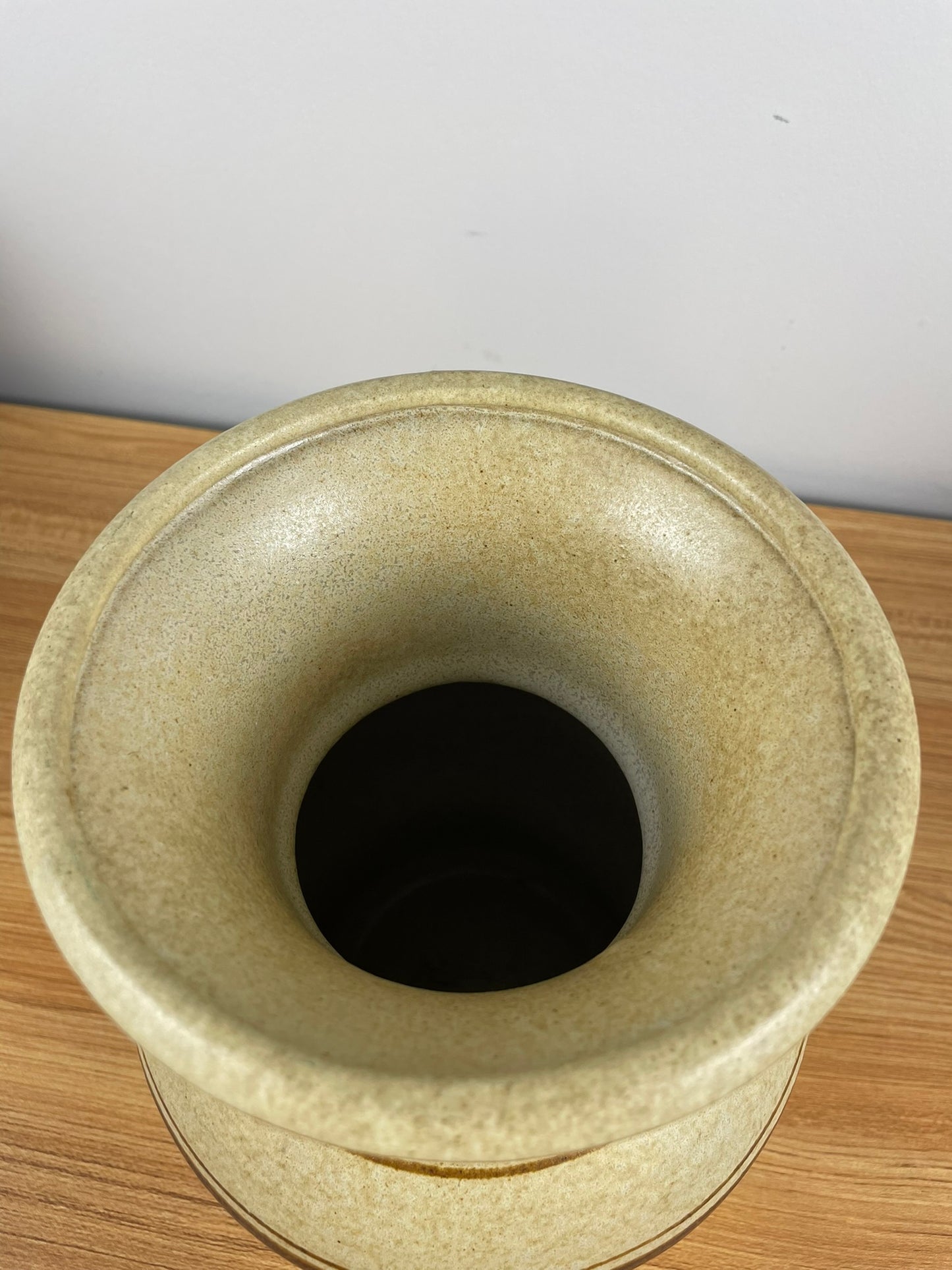 Vintage Robert Maxwell Pottery Craft USA MCM Round Vase - Rare Shape