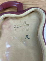 Roseville Snowberry Pink 1947 Mid Century Modern Pottery Ceramic Tray 1BL1-12