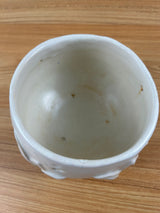 McCoy 1930 Hanging Basket Planter Leaves & Berries Matte White