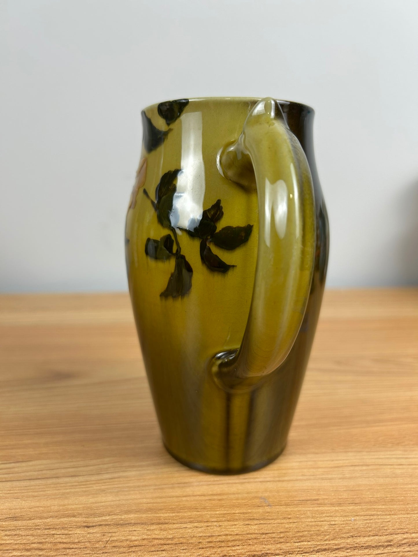 Rookwood Pottery Mug Shape 422 Martin Rettig Standard Glaze Trumpet Flower