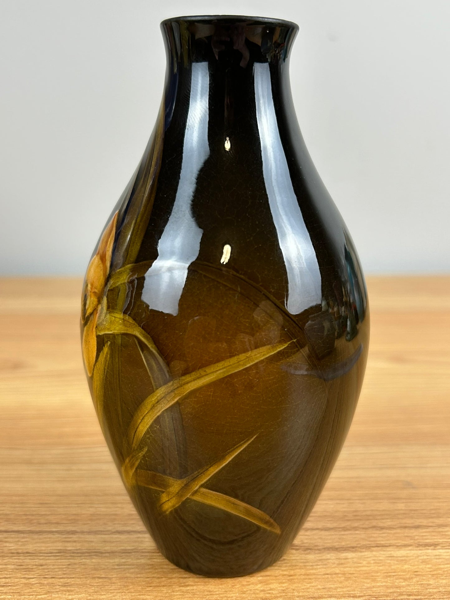 1893 Rookwood Pottery Vase #741-C Standard Glaze Daffodil Vase Sallie Toohey