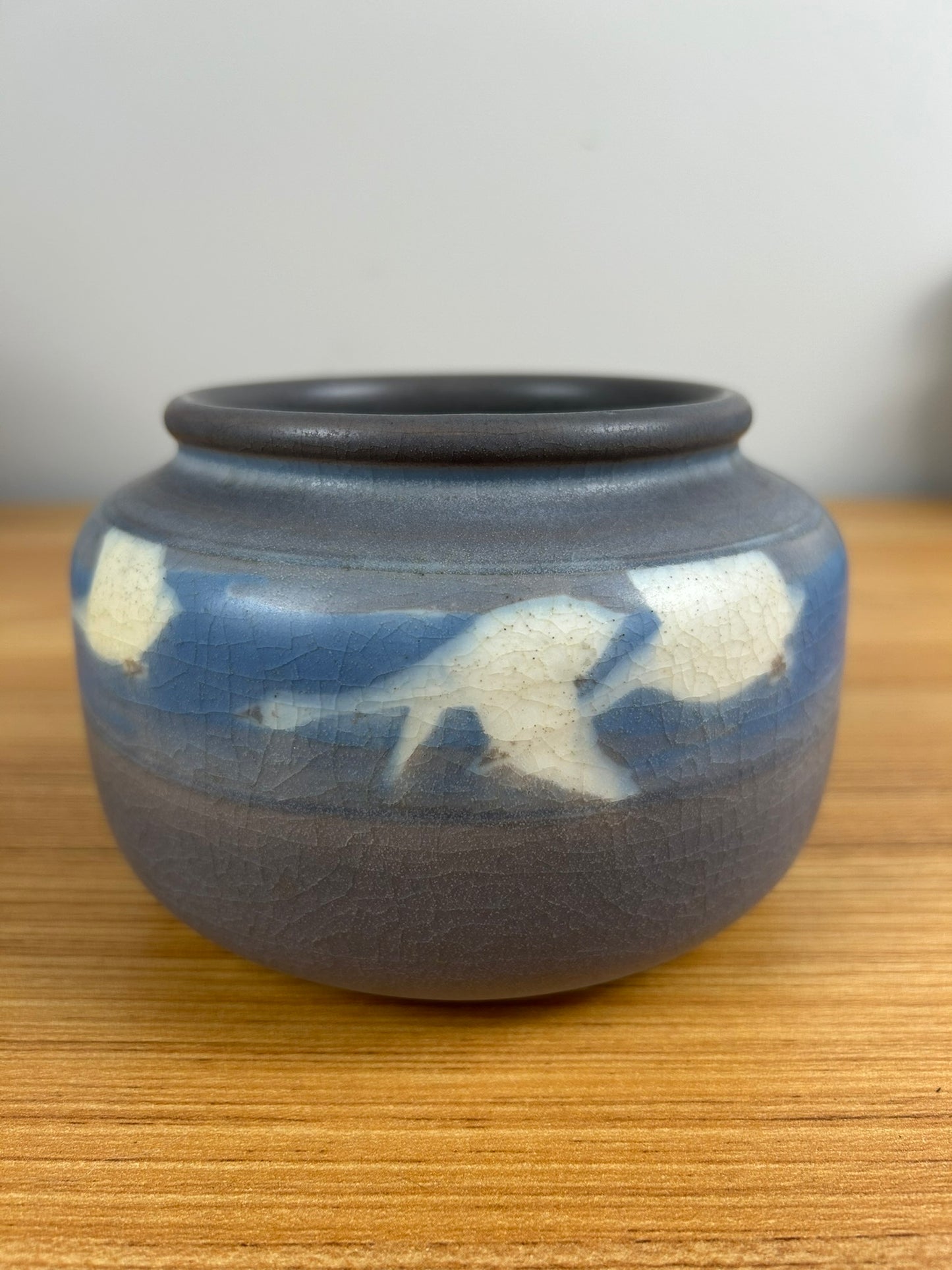 Rookwood Art Pottery 1909 Shape 962 Ed Diers Goose Banded Vellum Vase