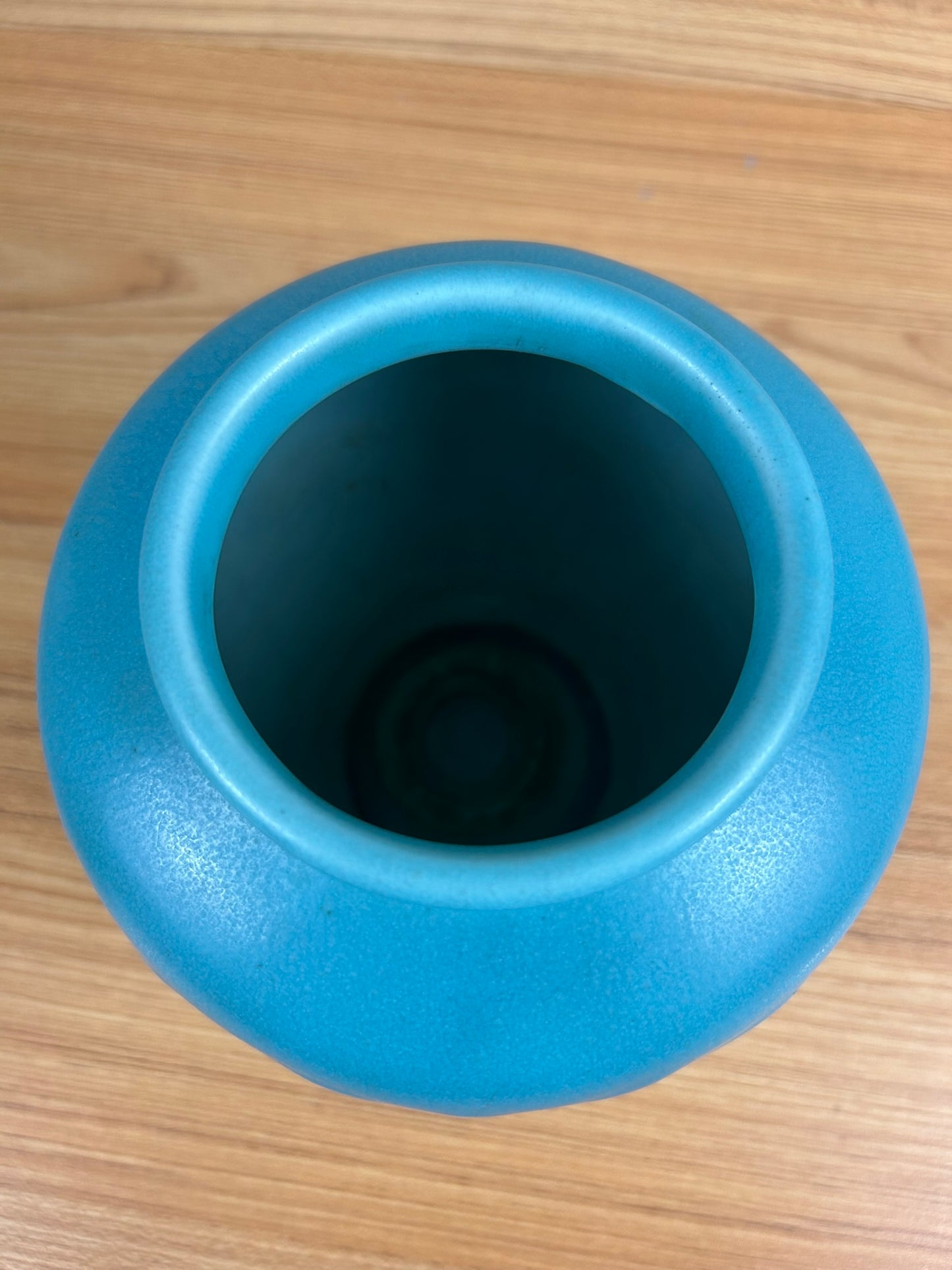 Rookwood Pottery 1934 Vase #6218 Seafoam Blue 6 1/4" Floral Motif