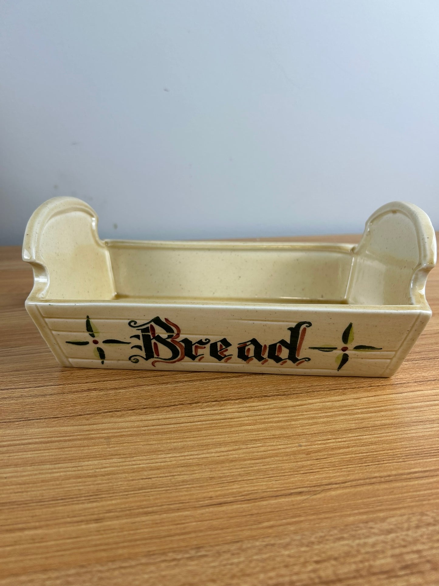 Metlox Poppytrail Mid Century Modern Green Rooster Bread Server 10” Long