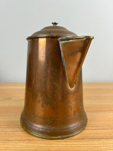Rochester Stamping Co. Great Patina Antique Copper 4 Pint Coffee Pitcher