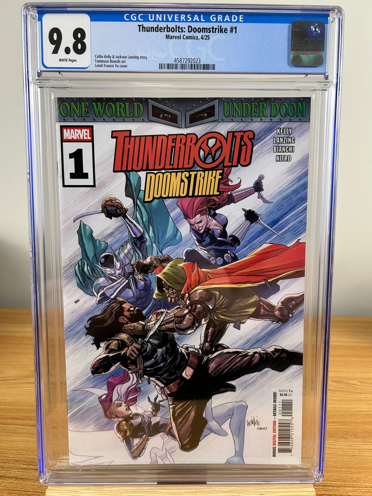 THUNDERBOLTS: DOOMSTRIKE #1 - CGC 9.8 - Key Issue MARVEL COMICS 2025
